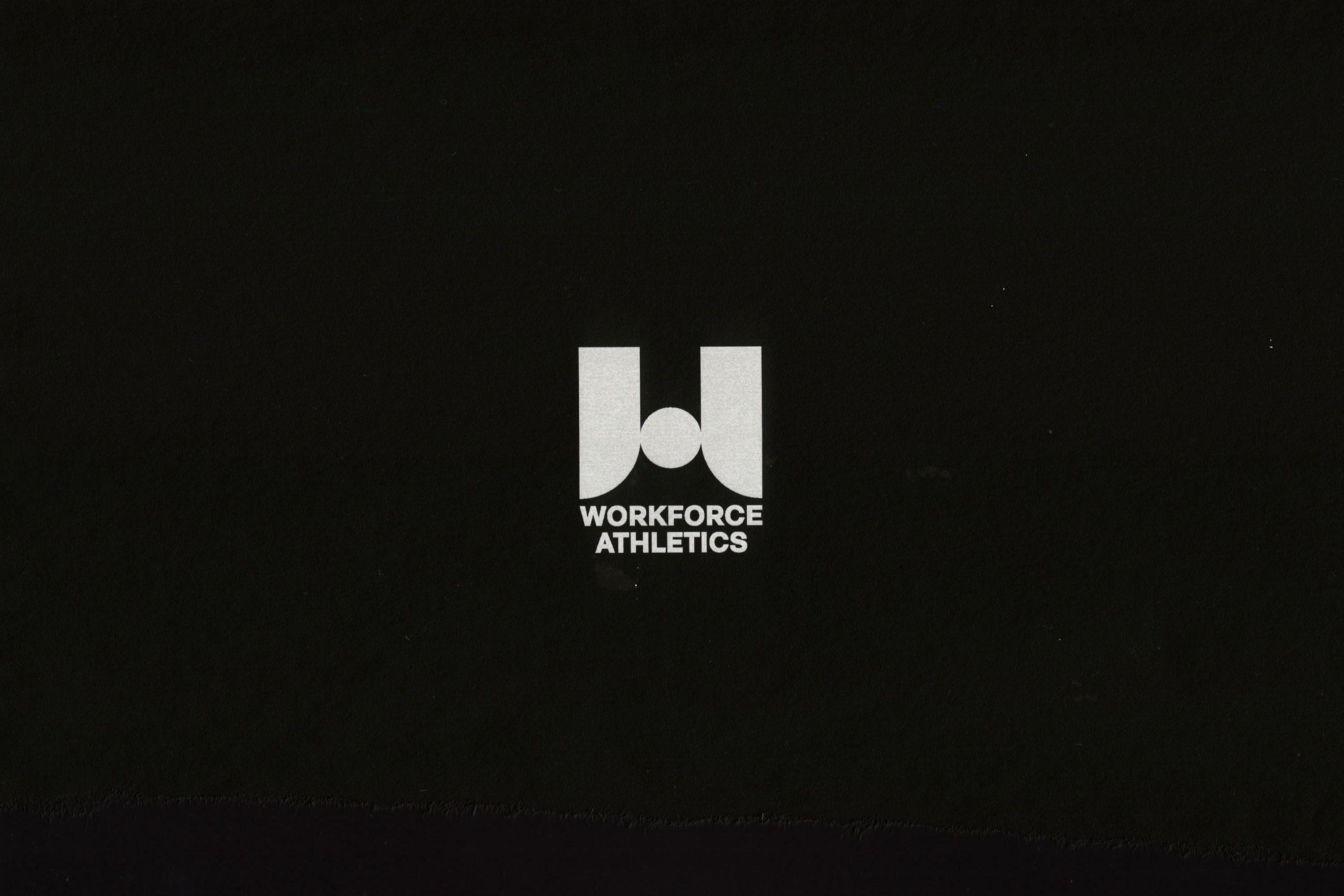 A white WFA logo on a black background
