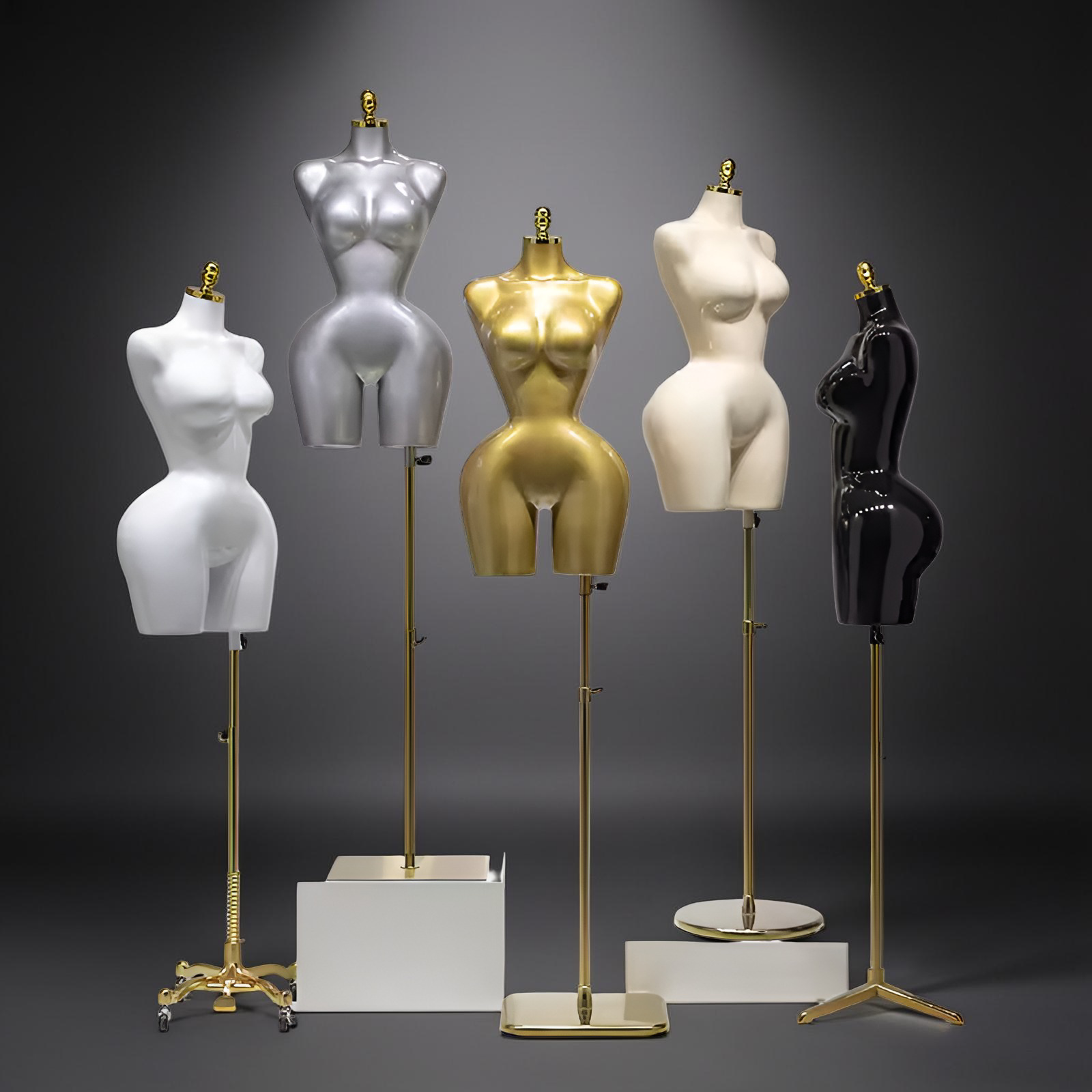 Maniquís de drapeo de fibra de vidrio