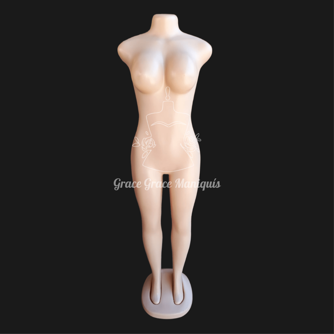 Maniquí de plástico de dama cuerpo completo