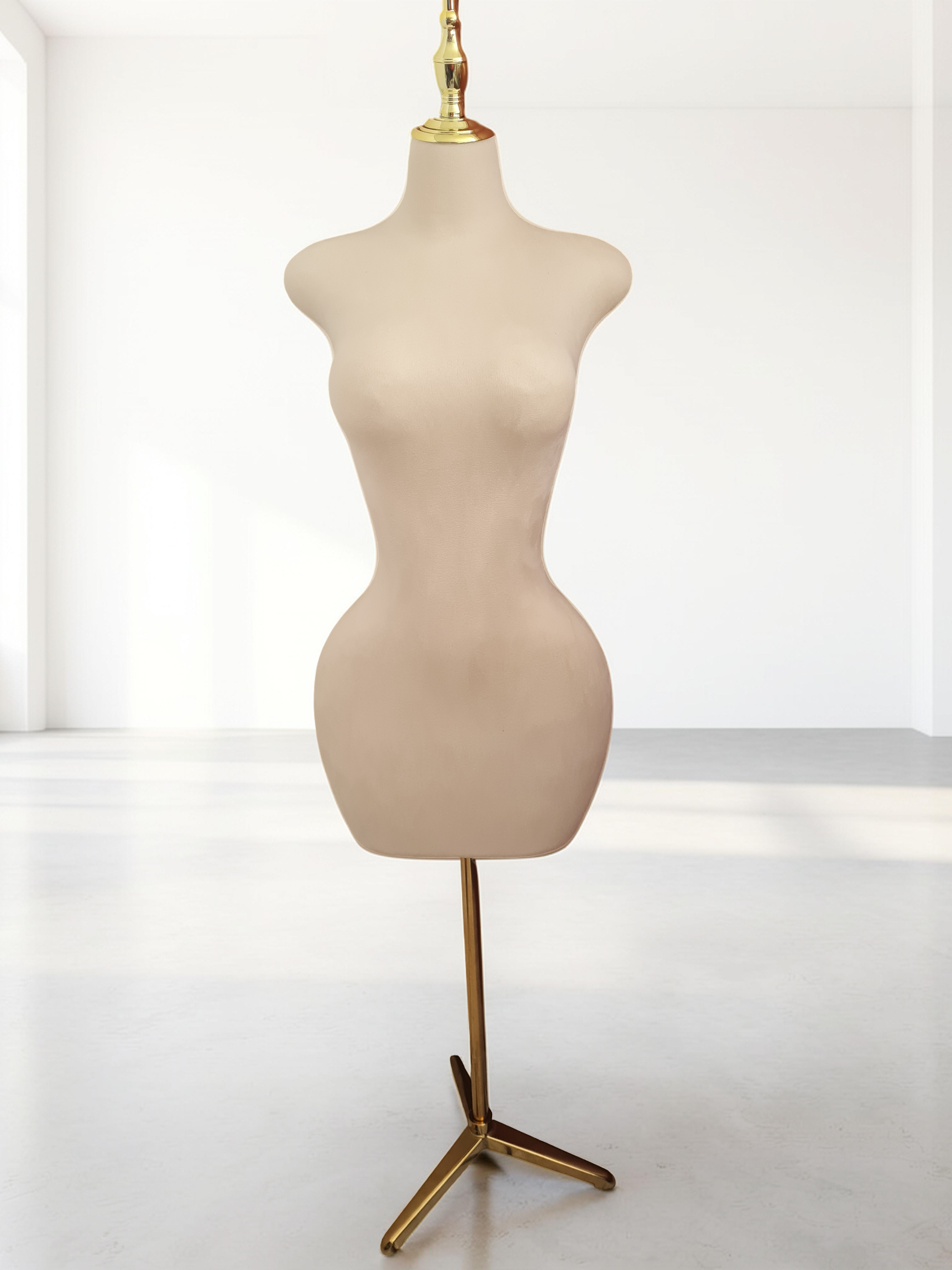 Maniquí de drapeo tela dama buchona - Miniatura 2