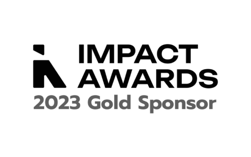 Impact Awards 2023 Gold sponsor, Logo