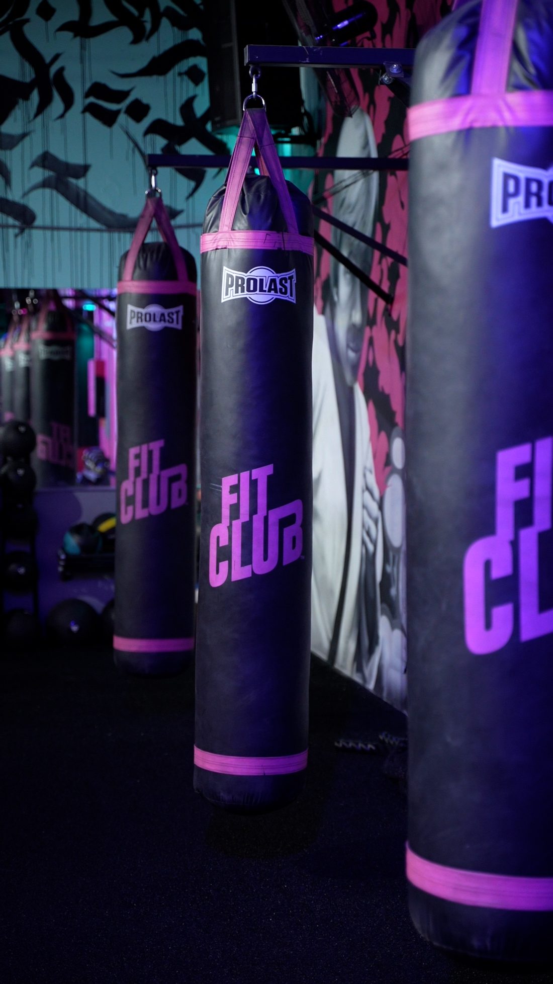 Training floor at Fit Club Northwest