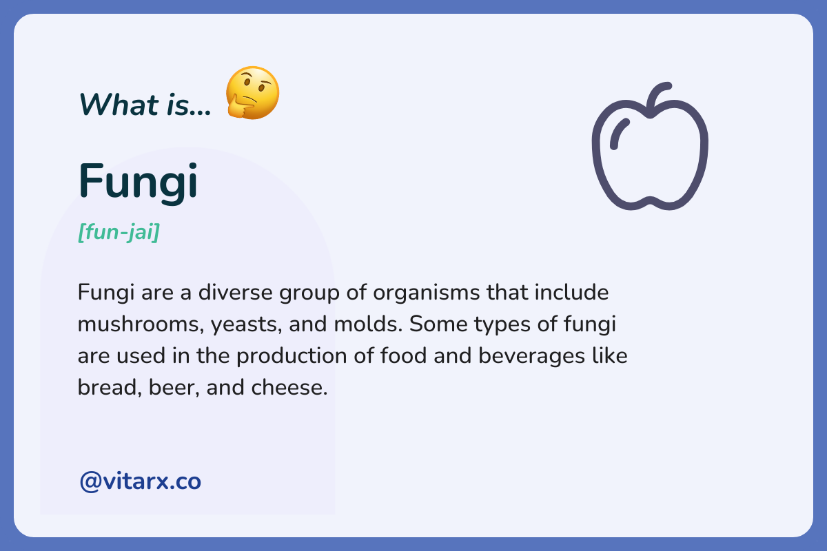 Fungi: Fungi are a diverse group of organisms that include mushrooms, yeasts, and molds. Some types of fungi are used in the production of food and beverages like bread, beer, and cheese.