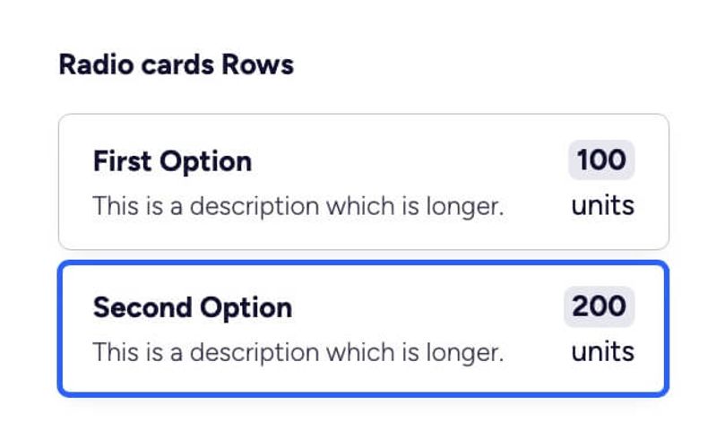 Radio Cards