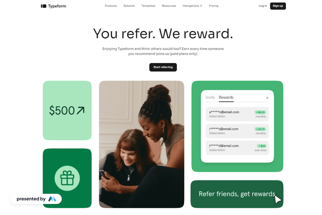 TypeForm - Referral Program