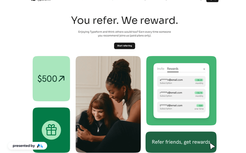 TypeForm - Referral Program