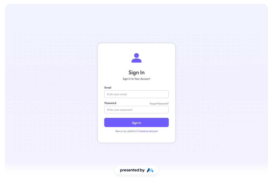 Elevate Login Box