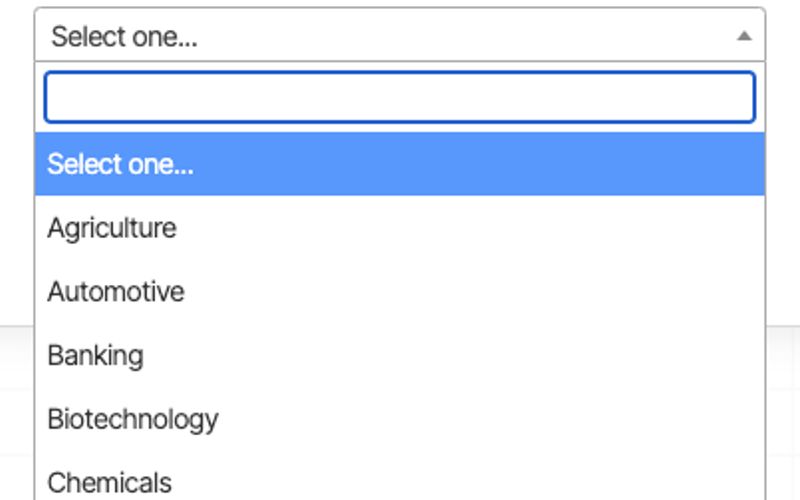 Select Field With Search