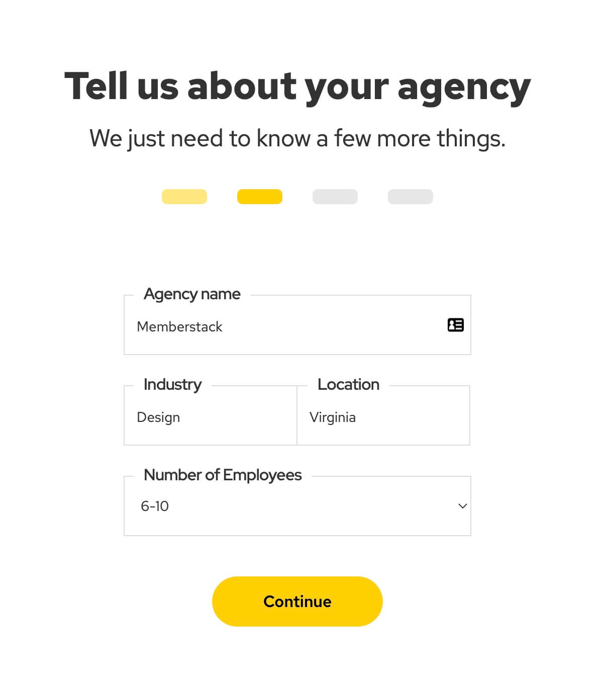 Company Onboarding Form