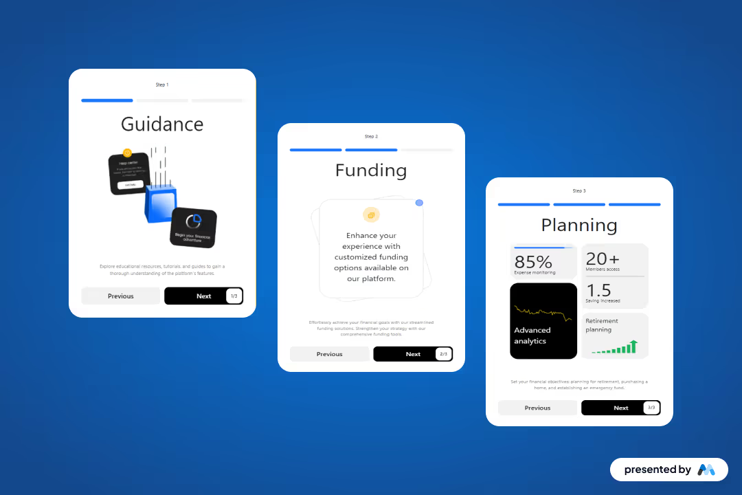 Colorful Onboarding Journey