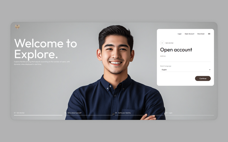 Stepwise Registration UI
