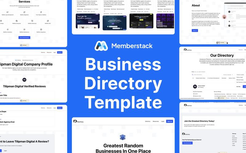 Plantilla de directorio de empresas