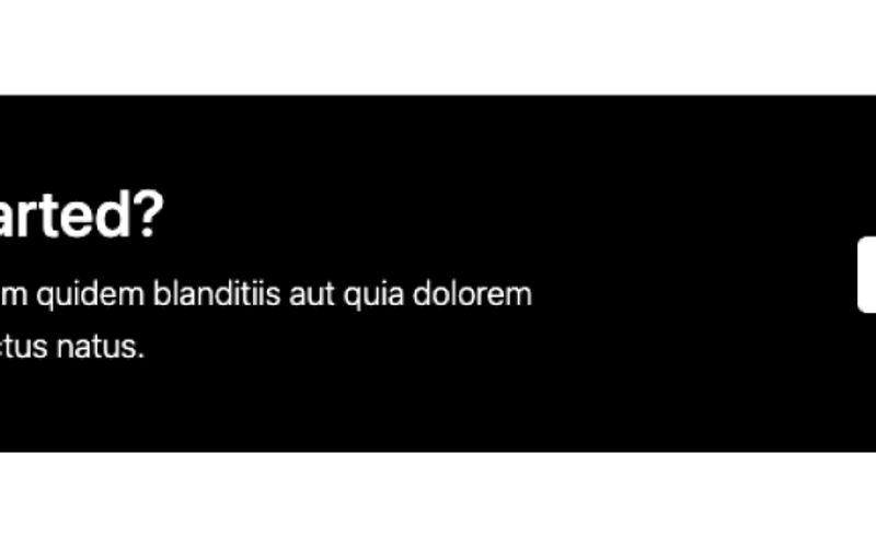 Contrast Banner Flex End CTA