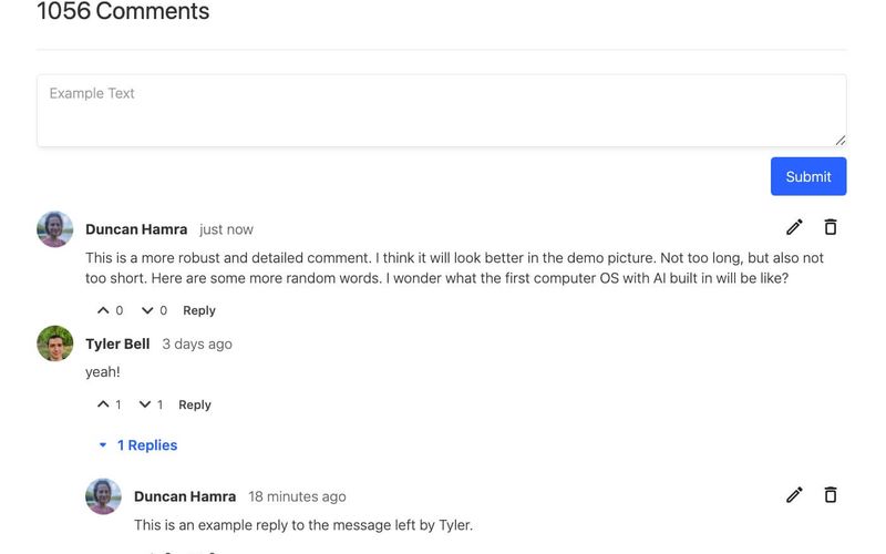 BETA - Commenting UI