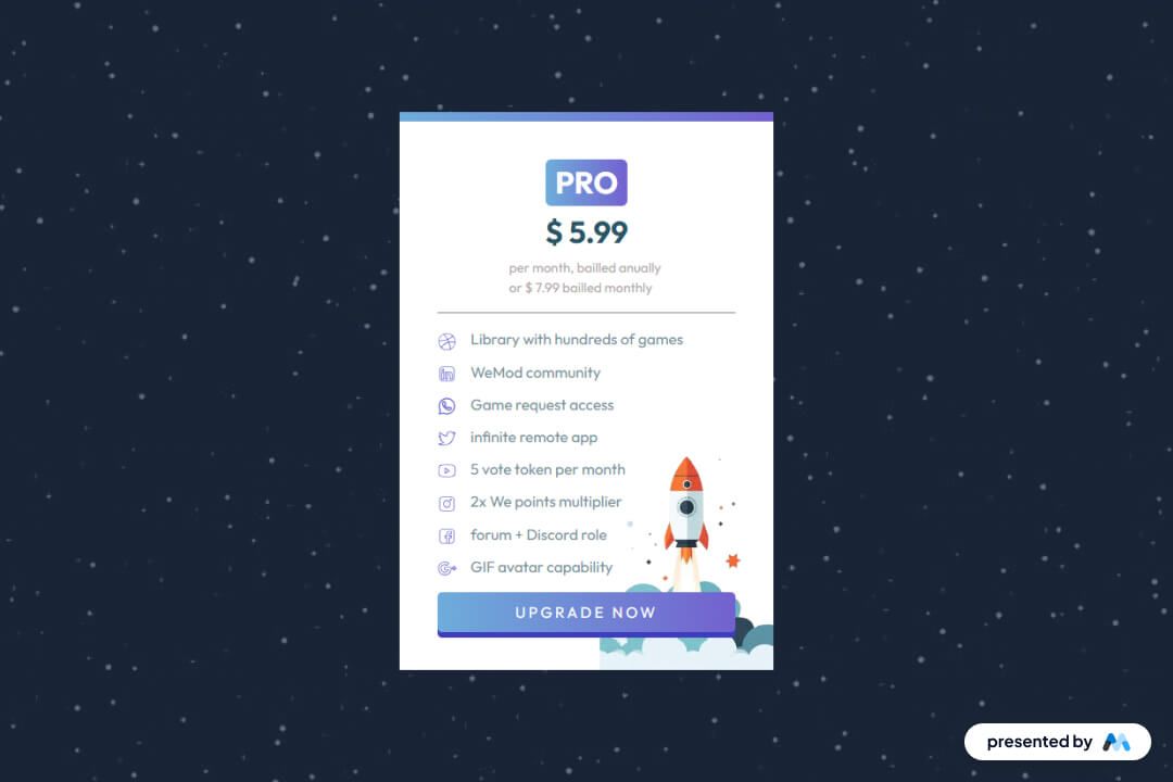 Pro Plan Card