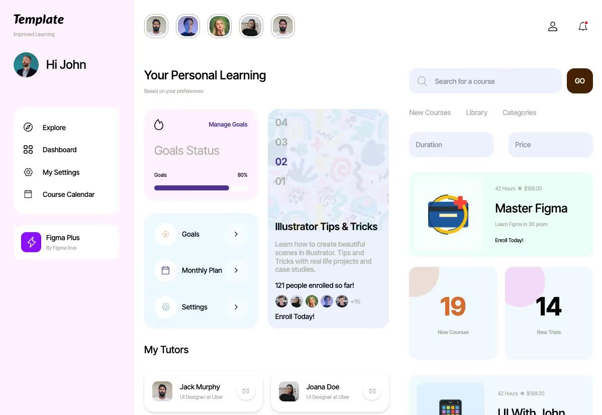 Design Course Dashboard