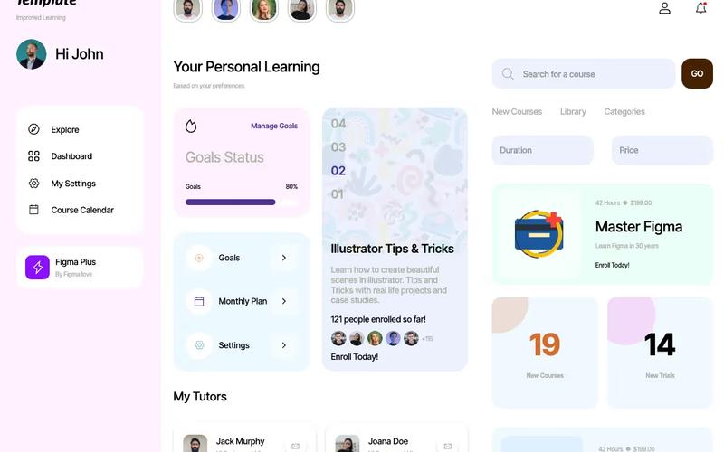 Design Course Dashboard