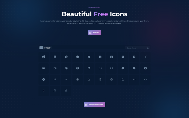 #17 SVG Icon Library Template