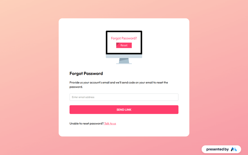 Reset Forgotten Password