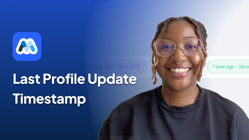 #204 - Last Profile Update Timestamp