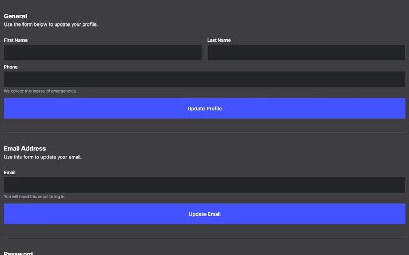 Account Settings