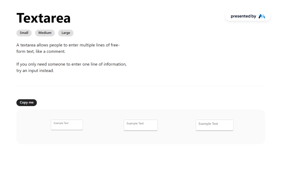 Microsoft Fluent Textarea