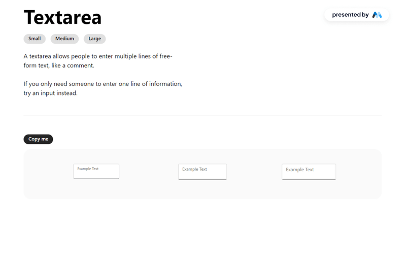 Microsoft Fluent Textarea