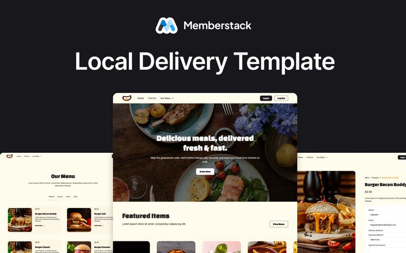Premium Local Delivery Template
