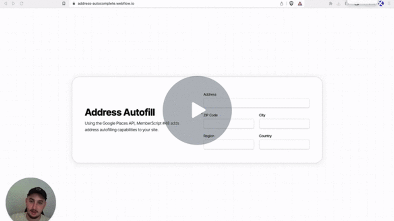 #48 - Autocomplétion des entrées d'adresses