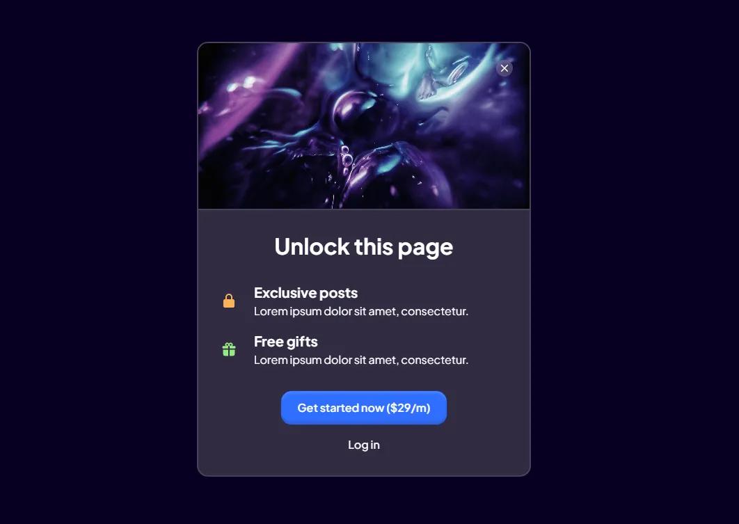 Paywall Modal