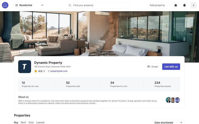 Free Real Estate Webflow Dashboard