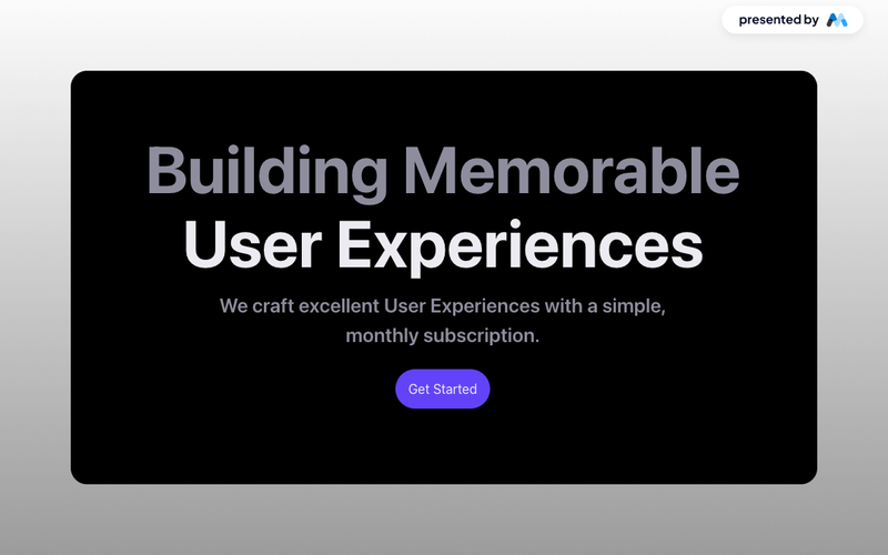 Attractive dark 'Choose Us'