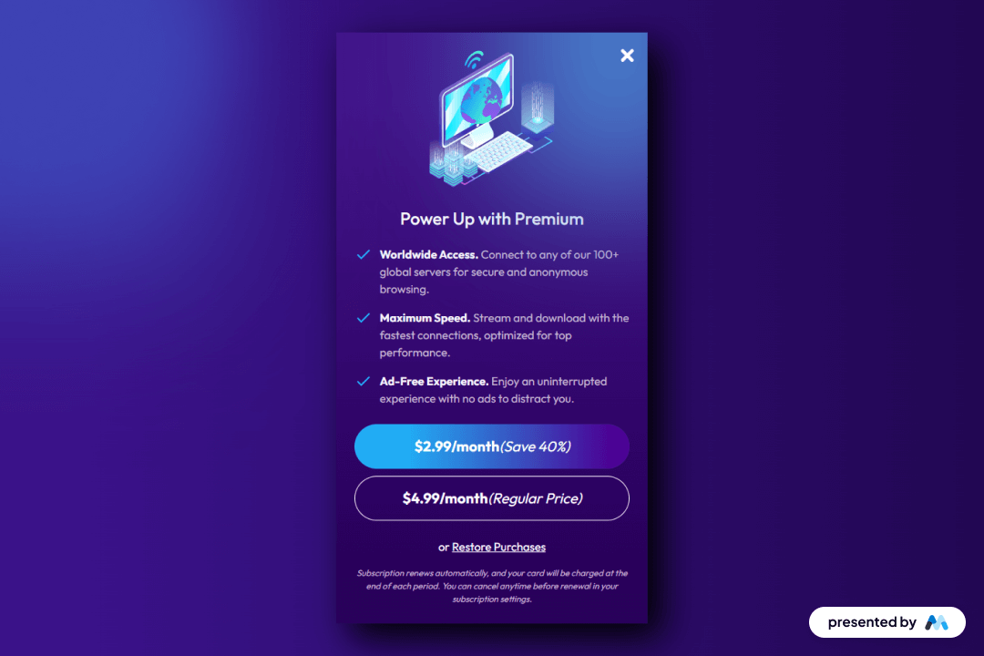 Purple Premium Upgrade