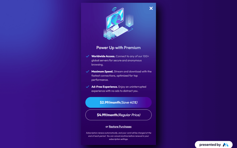 Purple Premium Upgrade