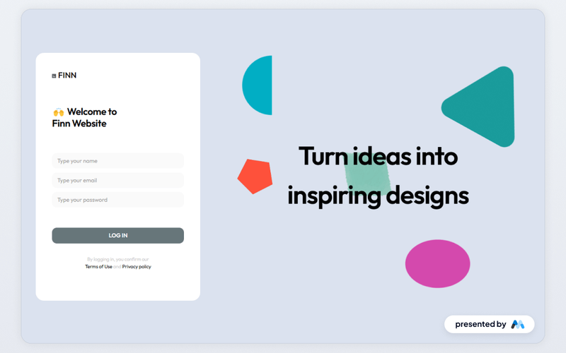 Creative Login Panel