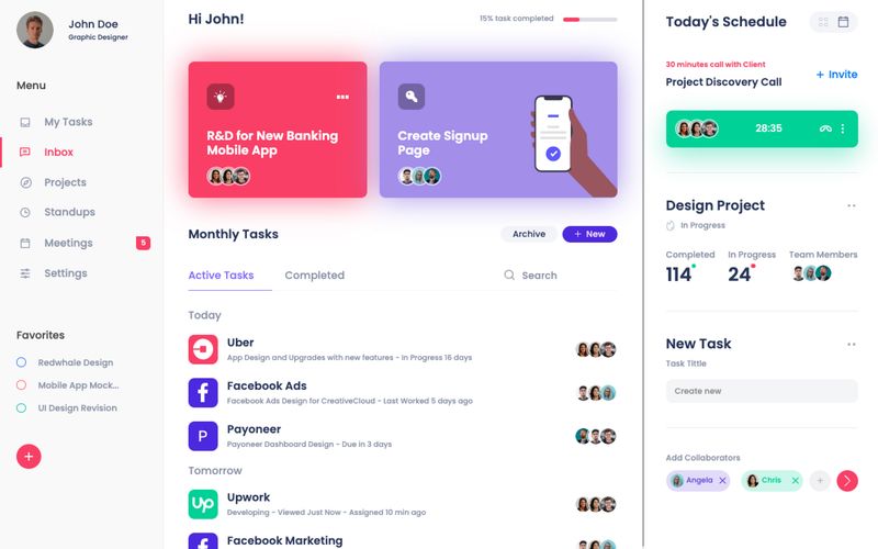 Project Management Dashboard