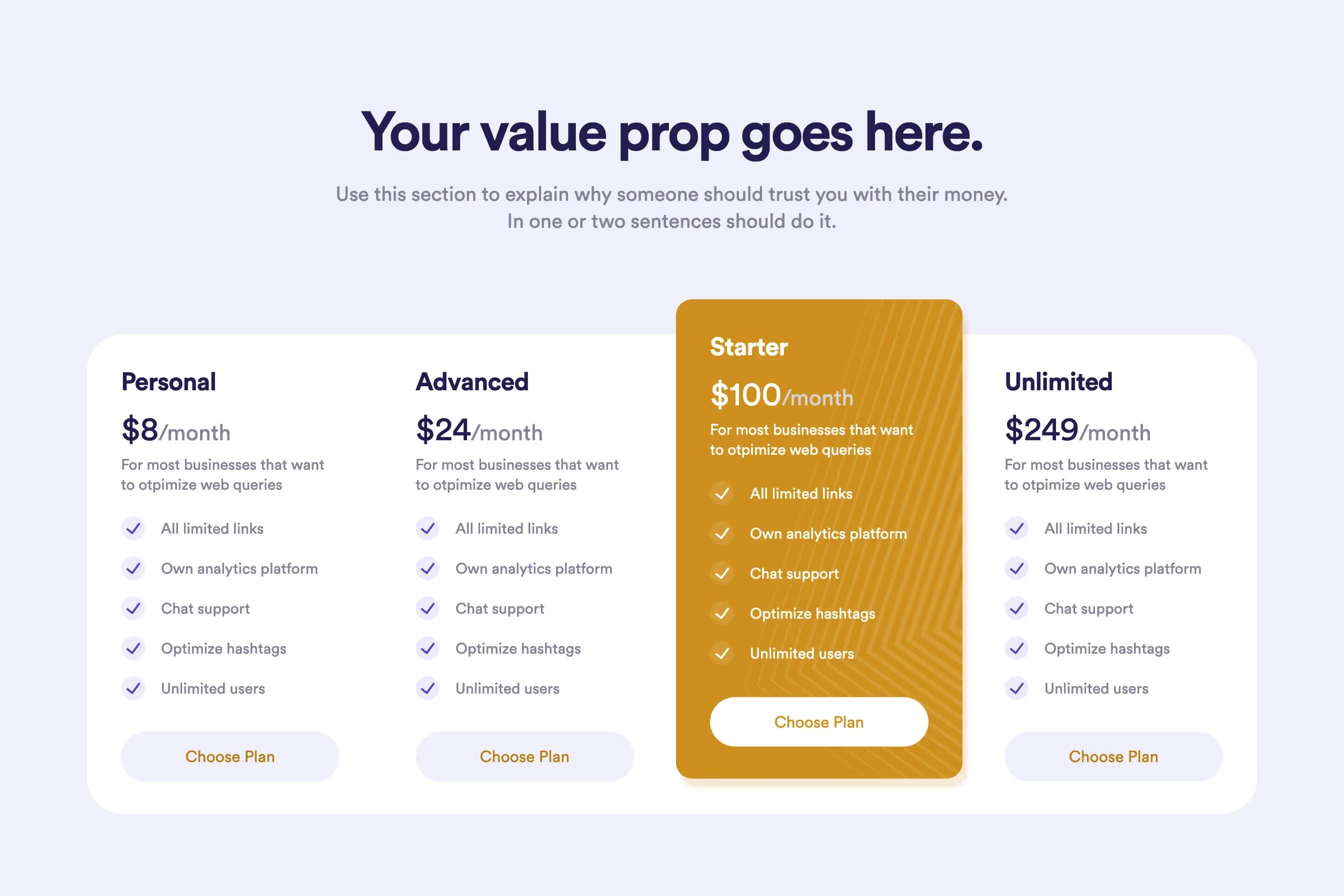 Memberstack Pricing Table