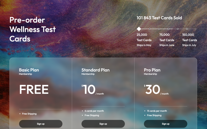 Glassmorphism Pricing Table