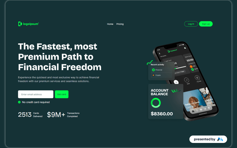 Invest UI Landingv1
