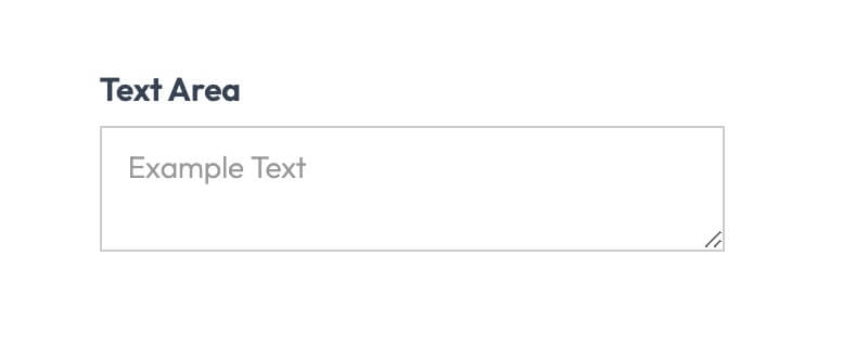 Membership Text Area