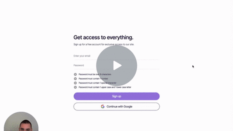 #36 - Validation du mot de passe