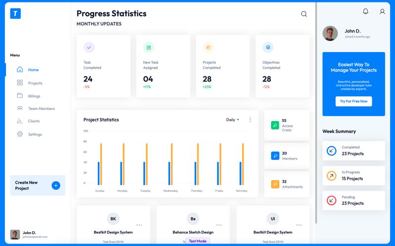 Project Manager Dashboard