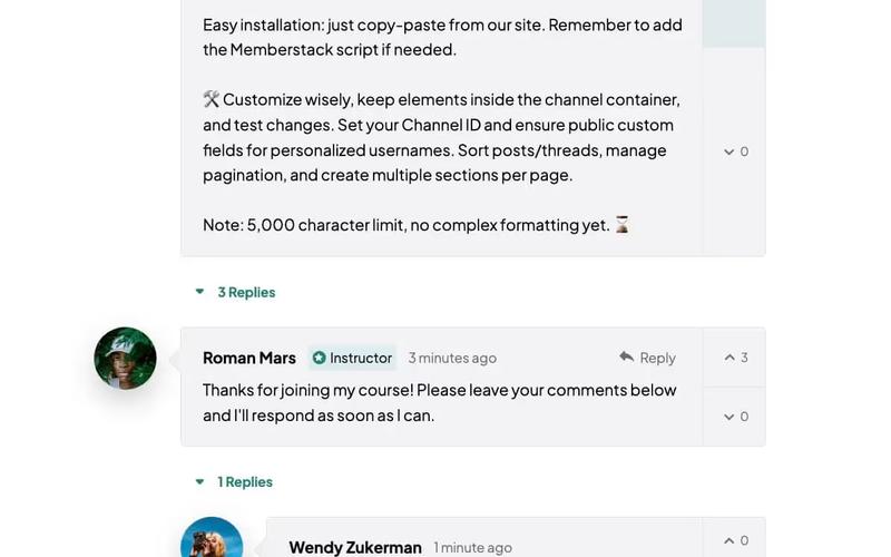 Course Comments