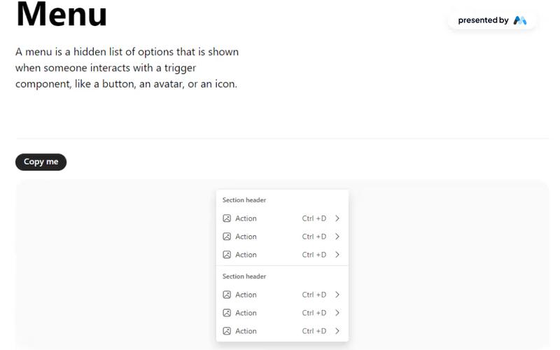 Microsoft Fluent Menu