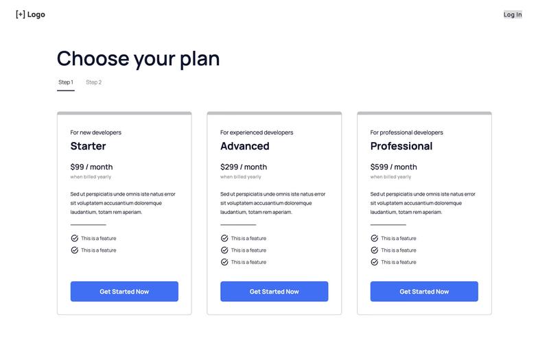 Membership Pricing Table