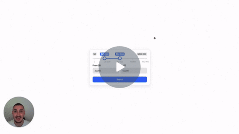 #58 - Entrées du curseur de gamme de prix