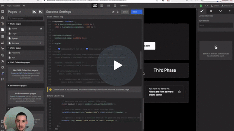 #29 - Fixer temporairement la hauteur des éléments au chargement