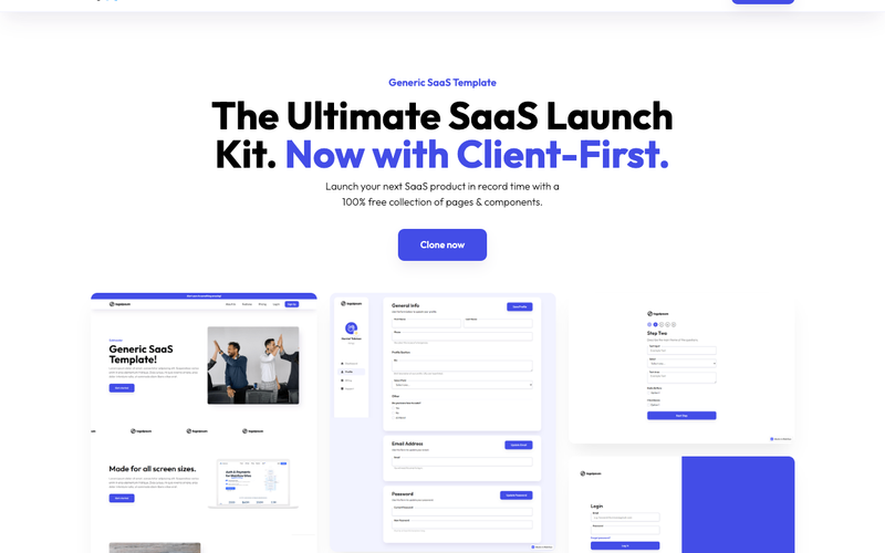 Client First Generic SaaS Template