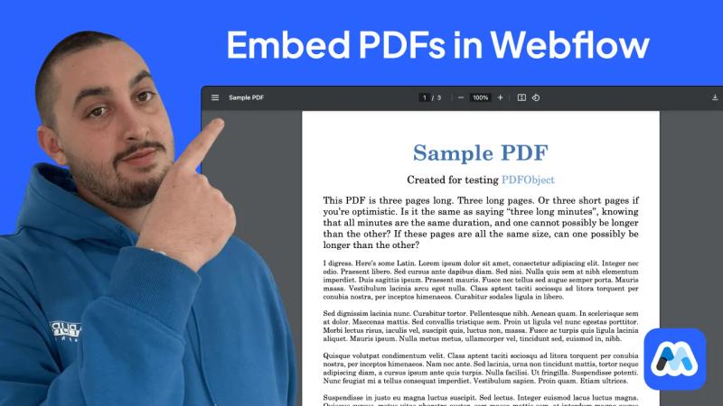 #142 - Embed PDFs For Webflow
