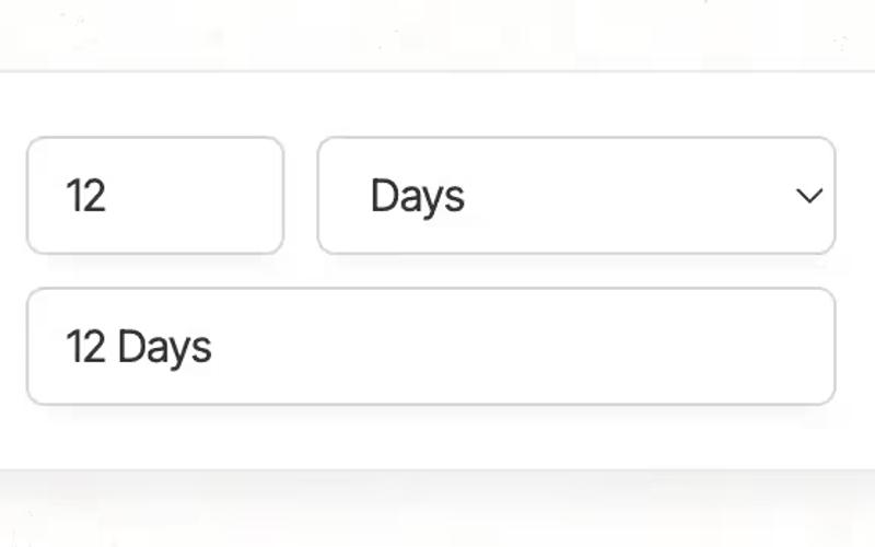 Input Option Pairs